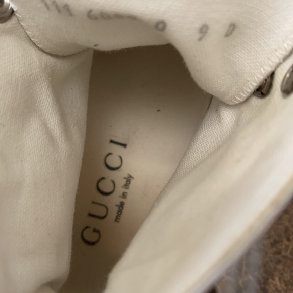 GUCCI MEN’s “RARE VINTAGE HIGH LEATHER HIGH TOPS” - Picture 14 of 16